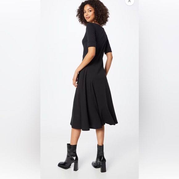 Lauren Ralph Lauren Black Dress Munzie Sz 2X - Picture 2 of 10